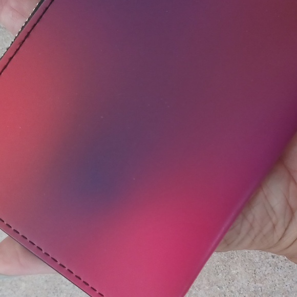 NWOT Mugler Purple Ombre Zipper Pouch - Picture 4 of 6